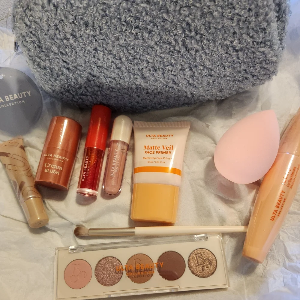 Ulta Beauty Collection with Blue Bag and Assorted Cosmetics - Picture 6 of 8